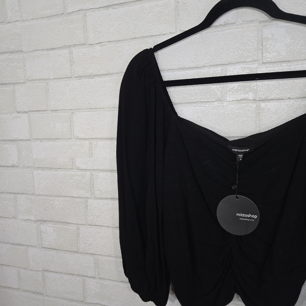 mittoshop NWT black crop top - Picture 4 of 14